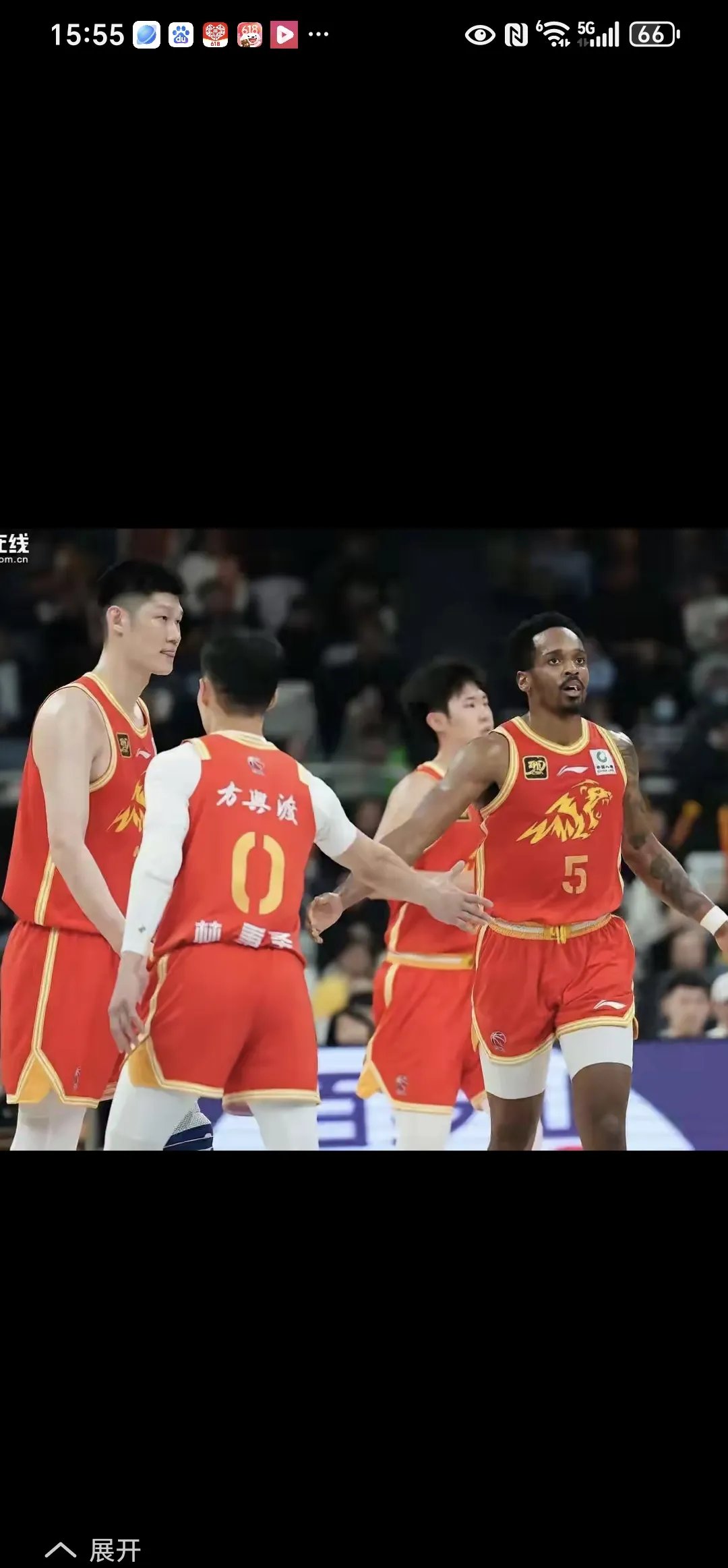 广厦男篮迎来福星，逆转战胜对手